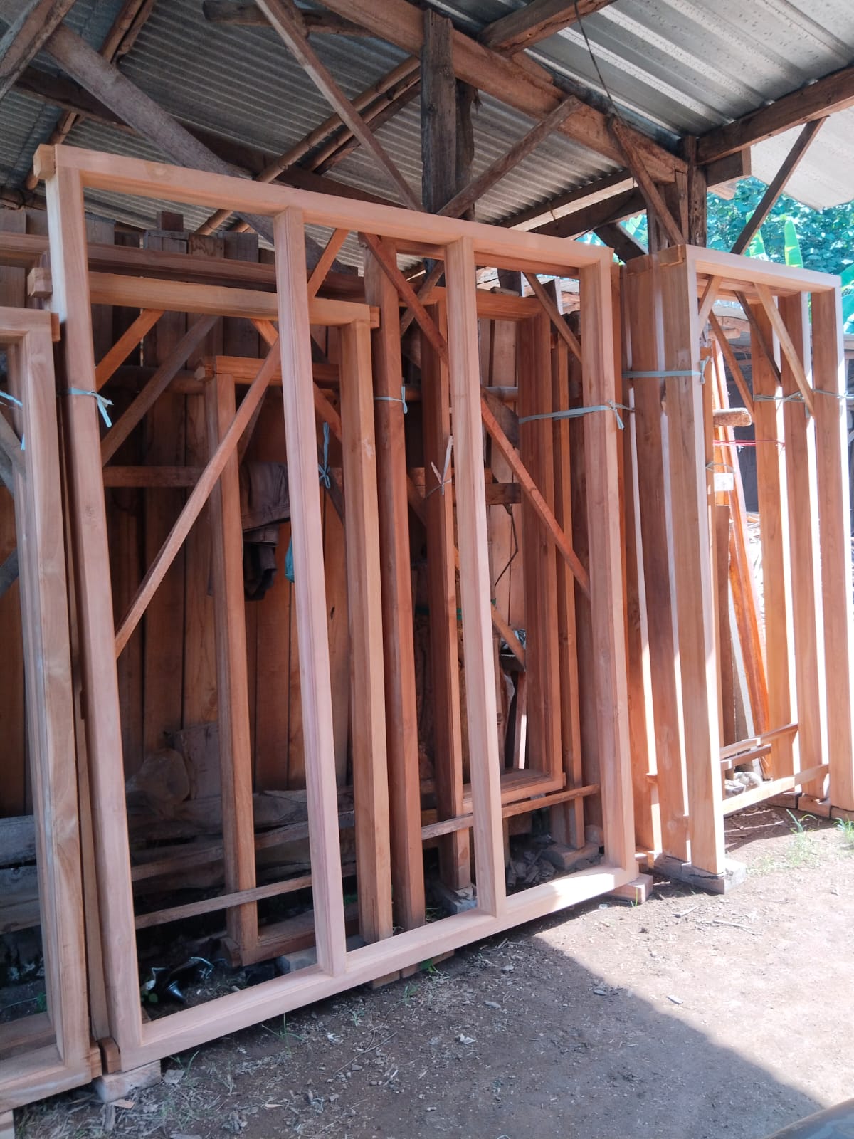 Kusen Kayu Jati Rakyat 6x12